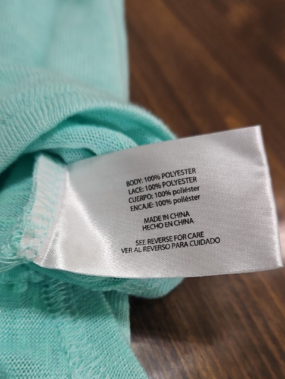 The Limited Mint Green Lace Sleeve Scoop Neck Tee - Picture 11 of 11